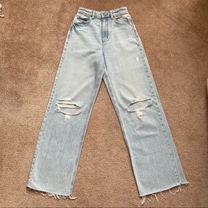 GARAGE | Wide Leg Denim Jeans WOMENS